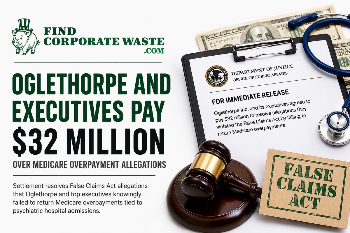 Oglethorpe Pays $32M Over Medicare Overpayment Allegations